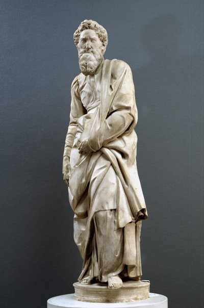 Piccolomini Altar से सेंट पॉल, 1501-4 (संगमरमर) (134171 und 134173 देखें) द्वारा Michelangelo Buonarroti