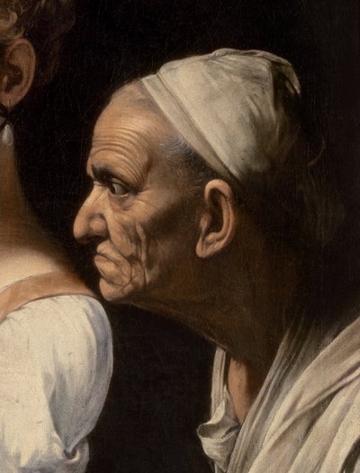 जुडिथ और होलोफर्न से नौकर का विस्तार, 1599 द्वारा माइकल एंजेलो मर्सी कारवागियो