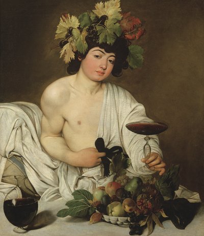 द यंग बैकुस, सी। 1589 द्वारा Michelangelo Merisi Caravaggio