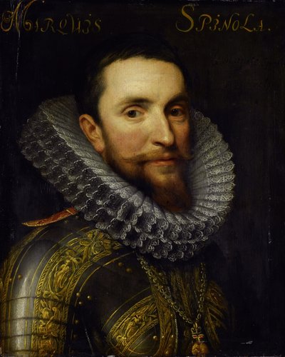 एम्ब्रोसियो स्पिनोला 1569-1630, 1633 का पोर्ट्रेट द्वारा Michiel Jansz van Mierevelt
