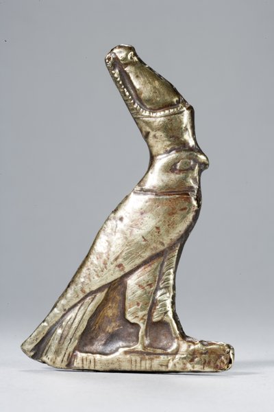 फाल्कन (विद्युत्) के रूप में ताबीज द्वारा Middle Kingdom Egyptian