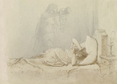 दुःस्वप्न; दुःस्वप्न, 1901 द्वारा Zichy द्वारा Mihaly