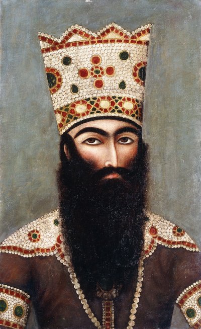 कजर रॉयल पोर्ट्रेट; शायद फथ ”अली शाह द्वारा मिहर अली