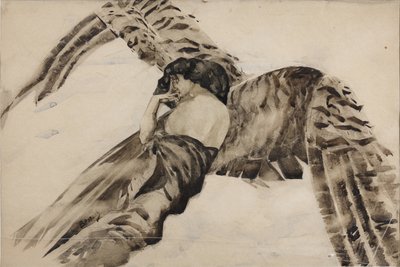 फ्लाइंग दानव, 1890-1891 द्वारा मिखाइल अलेक्जेंड्रोविच व्रुबेल