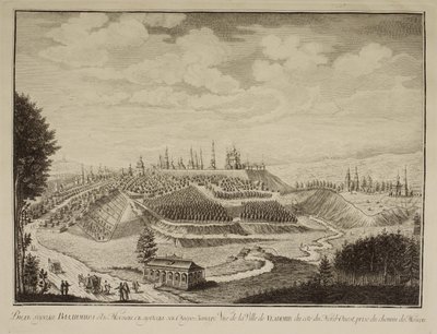 व्लादिमीर टाउन, 1769 का दृश्य द्वारा मिखाइल इवानोविच मचाएव