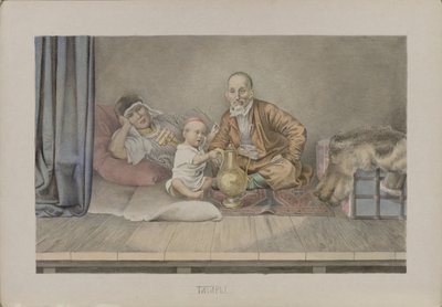 टाटर्स, 1862। द्वारा मिखाइल Stepanovich Znamensky