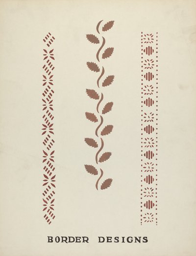 प्रस्तावित पोर्टफोलियो "मेन वॉल स्टेंसिल" से सीमा डिजाइन द्वारा मिल्ड्रेड ई. बेंटो