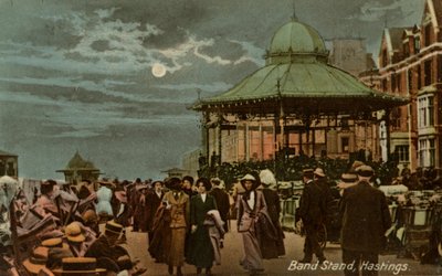 बैंड स्टैंड, हेस्टिंग्स, ससेक्स, c1914। द्वारा मिल्टन
