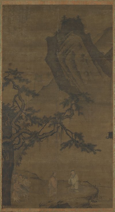 वी नदी पर ऋषि को बुलाने द्वारा Ming Dynasty Chinese School