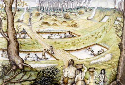 रक्षा खाई खोदना, c5 वीं शताब्दी ईसा पूर्व, c1990-2010 द्वारा मिरांडा स्कोफिल्ड