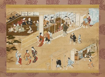 योशिवारा आनंद क्वार्टर, c1670-c1685 द्वारा मियागावा चोशुनु