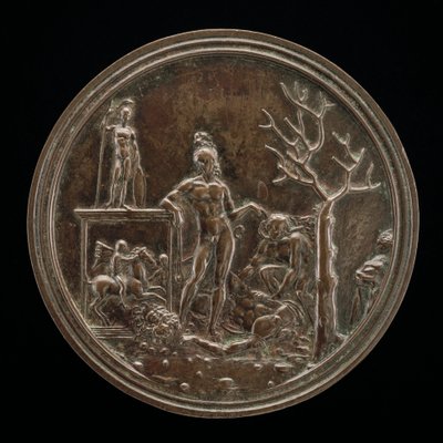 डेविड गोलियथ पर विजयी, 1507 या उससे पहले। द्वारा Moderno