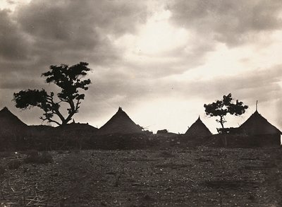 फासीवादी युग में 'बिल्डिंग ए एम्पायर': माई ज़ाघेनो में सूर्यास्त, 09/05/1936 (बी/डब्ल्यू फोटो) द्वारा मोडेस्टिनो बाल्डिनेटी