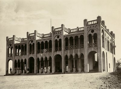 फासीवादी युग में 'बिल्डिंग ए एम्पायर': एगोरडैट का पुलिस स्टेशन, 09/05/1936 (बी/डब्ल्यू फोटो) द्वारा मोडेस्टिनो बाल्डिनेटी