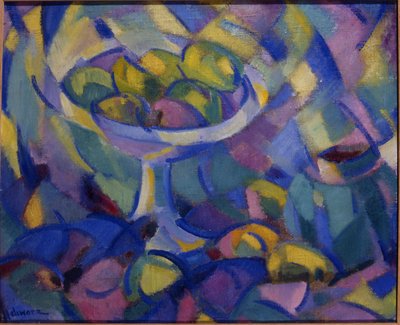 फल अभी भी जीवन, c.1913-14 (कैनवास पर तेल) द्वारा मम्मी ब्लैक