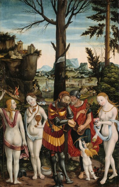 पेरिस का सपना, 1536। द्वारा मोनोग्रामिस्ट पीजी