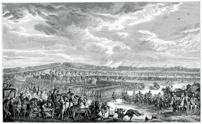 स्विस गार्ड की समीक्षा, 1885। द्वारा मोर्यू