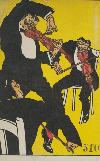 सुबह 3 से 4 बजे के बीच! 3 से 4 बजे के बीच !, 1911। द्वारा मोरित्ज़ जुंग
