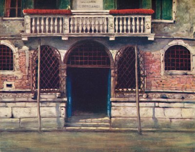 एक द्वार, वेनिस, 1903 द्वारा मोर्टिमर लुडिंगटन मेनपेस