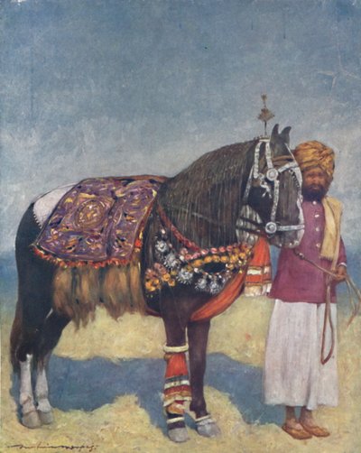 जोधपुर का एक घोड़ा, 1903 द्वारा मोर्टिमर लुडिंगटन मेनपेस