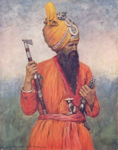 जींद के एक रिटेनर, 1903 द्वारा मोर्टिमर लुडिंगटन मेनपेस