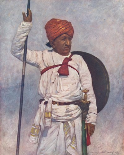 बॉम्बे चीफ्स का एक सशस्त्र अनुचर, 1903 द्वारा मोर्टिमर लुडिंगटन मेनपेस