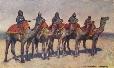 बीकानेर से सशस्त्र ऊंट सवार, 1903 द्वारा मोर्टिमर लुडिंगटन मेनपेस