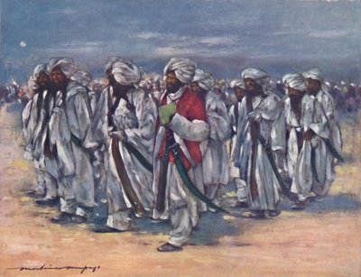 दरबार दिवस पर बलूच प्रमुख, 1903 द्वारा मोर्टिमर लुडिंगटन मेनपेस