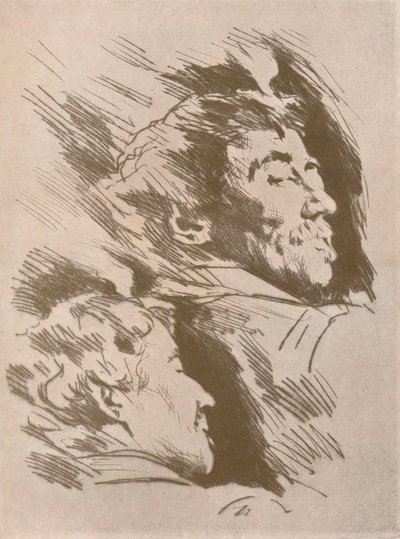 पोर्ट्रेट स्टडीज, c1880, 1904 द्वारा मोर्टिमर लुडिंगटन मेनपेस