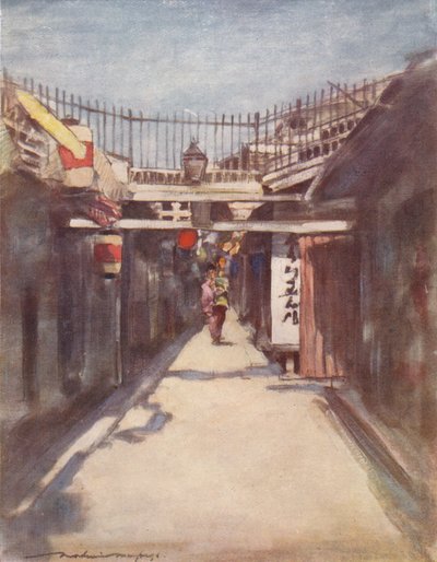 द स्ट्रीट विथ द गैलरी, c1887, 1901 द्वारा मोर्टिमर लुडिंगटन मेनपेस