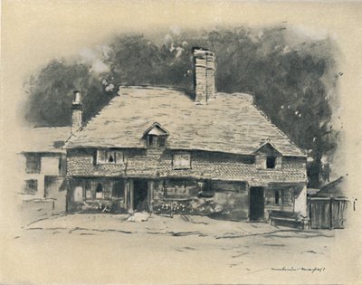 ए कॉटेज इन सरे, 1903 द्वारा मोर्टिमर लुडिंगटन मेनप्स