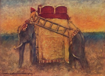 मध्य भारत का एक हाथी, 1903 द्वारा मोर्टिमर लुडिंगटन मेनप्स