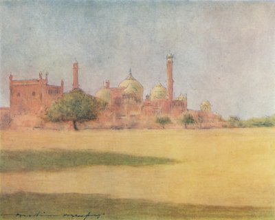 जुमना मस्जिद, 1905 द्वारा मोर्टिमर लुडिंगटन मेनप्स