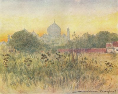 The Taj Mahal, Agra, 1905 द्वारा मोर्टिमर लुडिंगटन मेनप्स