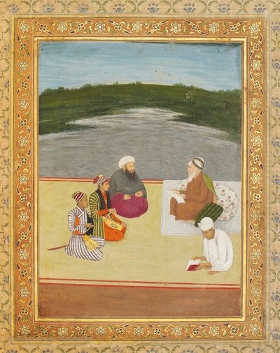 17 वीं सदी के अंत में, 18 वीं सदी के अंत तक, विद्वानों और राजकुमारों के बीच चर्चा हुई द्वारा मुगल स्कूल