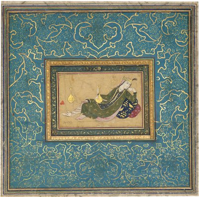 एक महिला को पुनः प्राप्त, c.1680 द्वारा मुिन मुसव्विर