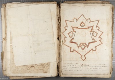 उरबिनो और अन्य के मुतियो ओड्डी द्वारा चित्र का पोर्टफोलियो - पो फ्यूम, सी .1635-40 (बाध्य मात्रा में कागज पर कलम और स्याही) द्वारा मुजियो ओड्डी