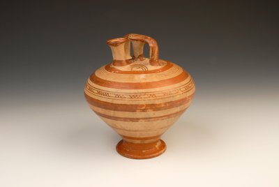 पॉट ईवेर, 1300-1200 ईसा पूर्व (टेराकोटा) द्वारा Mycenaean