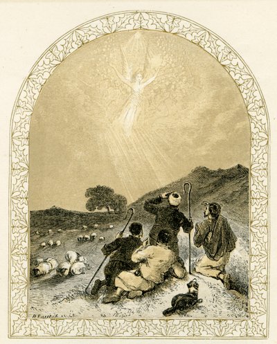 स्वर्गदूत चरवाहों को दिखाई देते हैं - बाइबिल द्वारा माइल्स बिरकेट फोस्टर