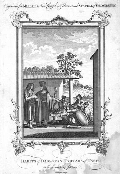 फारस की सीमाओं पर, तारकु के दागेस्तान टार्टर्स की आदतें, 1780 द्वारा नेकां शुभ रात्रि