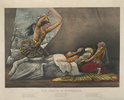 मिन्नेहा की मृत्यु, 1867 द्वारा नथानिएल करियर