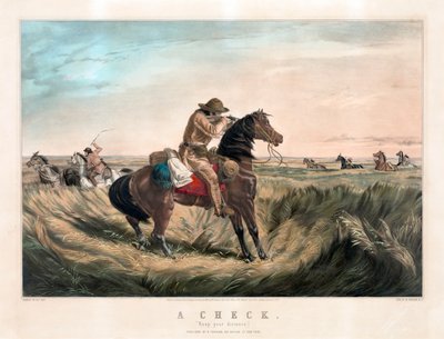 Currier & Ives . द्वारा ओल्ड वेस्ट शार्पशूटर द्वारा कैरियर और Ives