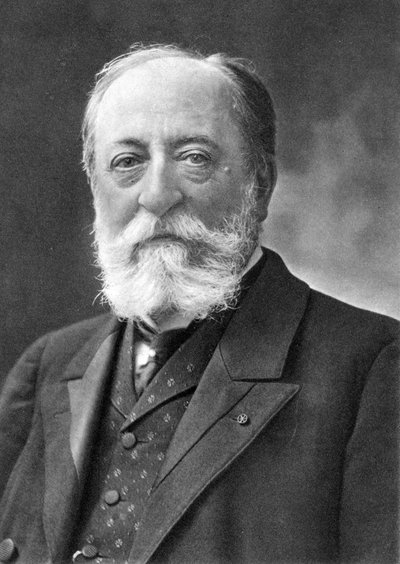 केमिली सेंट सेन्स (1835-1921) फ्रांसीसी संगीतकार, नादर की एक तस्वीर से, गैसपार्ड-फेलिक्स टूरनाचोन का छद्म नाम (1820-1910)। द्वारा नादर