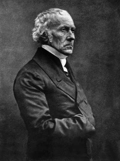 फ्रेंकोइस गुइज़ोट (1787-1874) फ्रांसीसी इतिहासकार और राजनीतिज्ञ, नादर द्वारा चित्र, अप्रैल 1850 द्वारा नादर