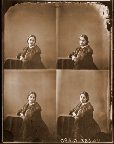 एडेलिना पट्टी का पोर्ट्रेट, सोप्रानो 1853-1919 (फोटो) द्वारा नादर