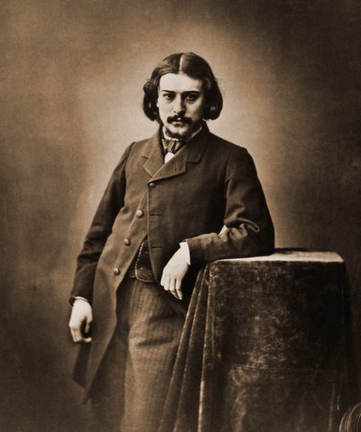 अल्फोंस डौडेट का पोर्ट्रेट, कवि, उपन्यासकार 1840-1897 (फोटो) द्वारा नादर