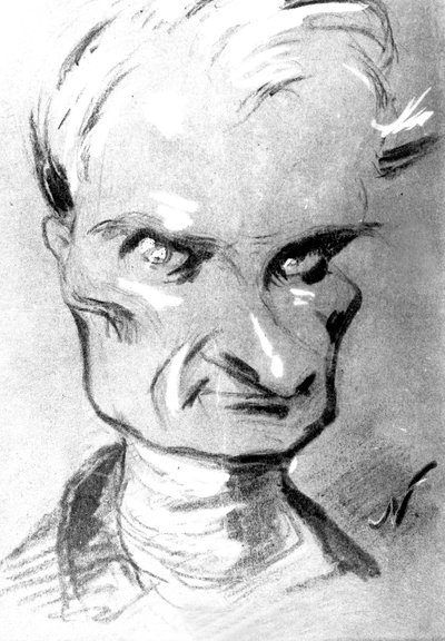 फ्रांसीसी लेखक प्रोस्पर मेरिमी (1803-1870) का पोर्ट्रेट, नाडारो द्वारा ड्राइंग द्वारा नादर