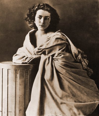 हेनरीट रोज़िन बर्नार्ड का पोर्ट्रेट सारा बर्नहार्ट (1844-1923), अभिनेत्री 1844-1923 (फोटो) द्वारा नादर