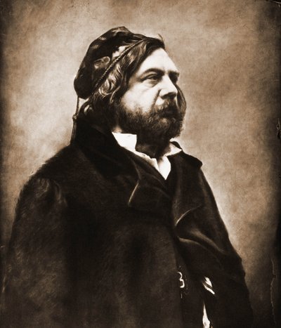 थियोफाइल गौटियर का पोर्ट्रेट, कवि 1811-1872 (फोटो) द्वारा नादर