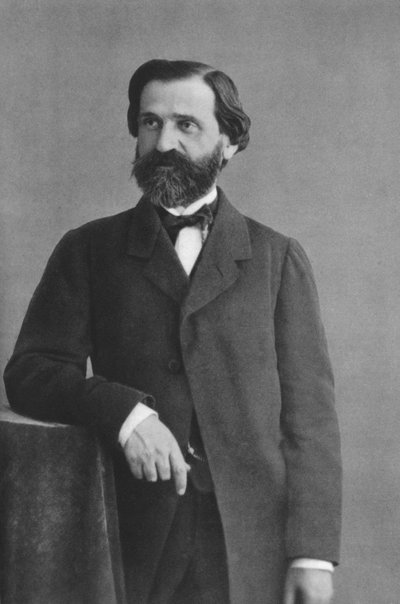 Giuseppe Verdi 1813-1901, इतालवी रोमांटिक संगीतकार, मुख्य रूप से ओपेरा की द्वारा नादर